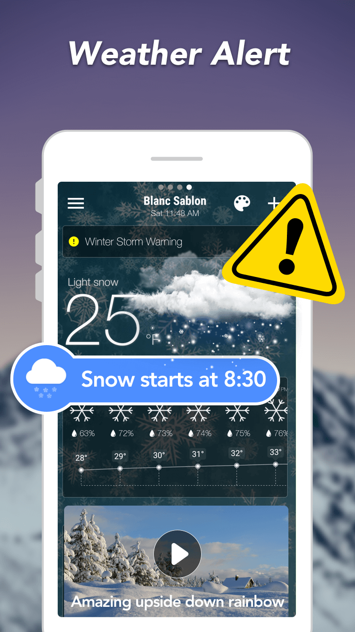 اسکرین شات 6 برنامه Weather Forecast: Live Weather