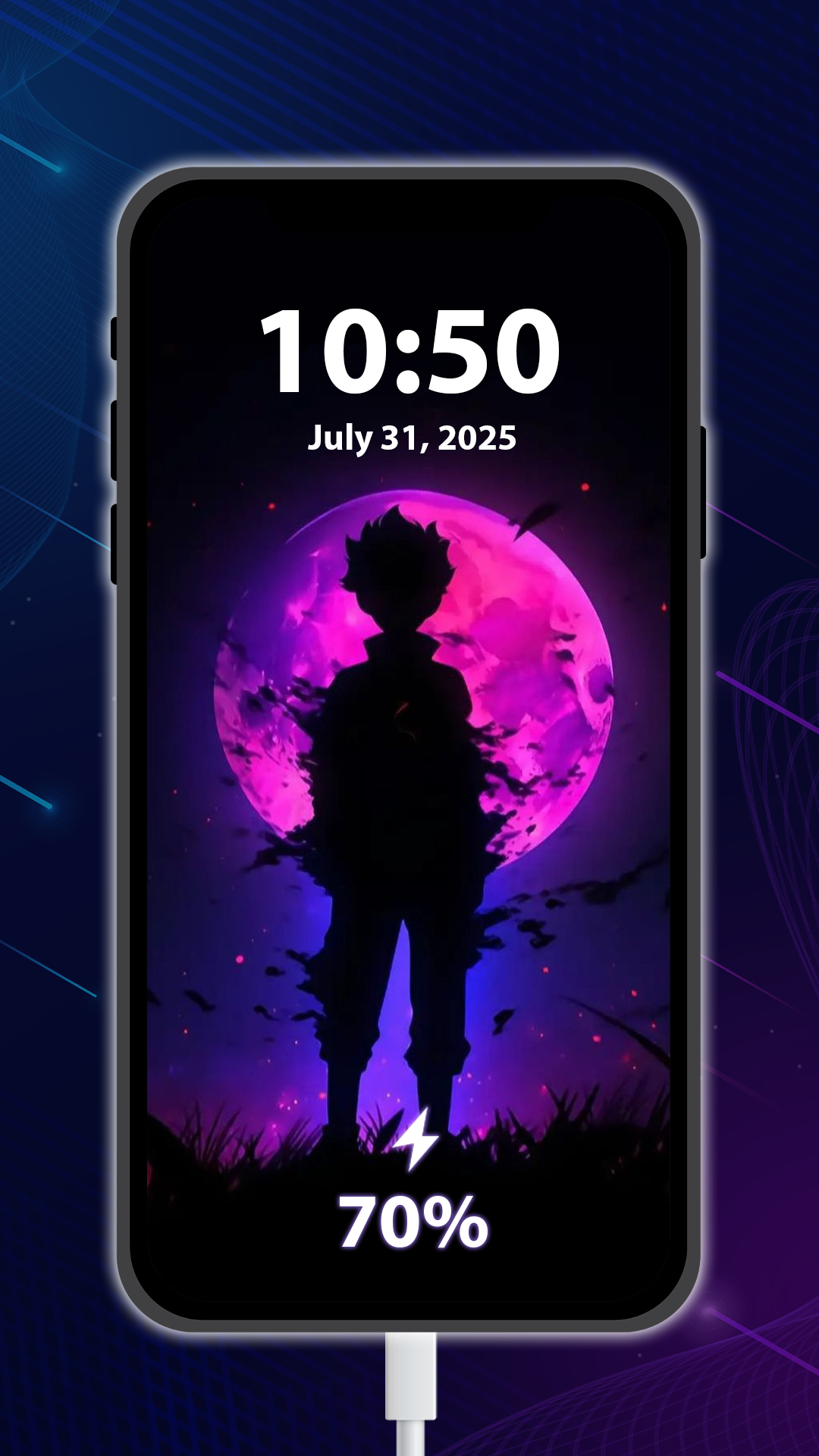 اسکرین شات 5 برنامه Battery Charging Live Effects