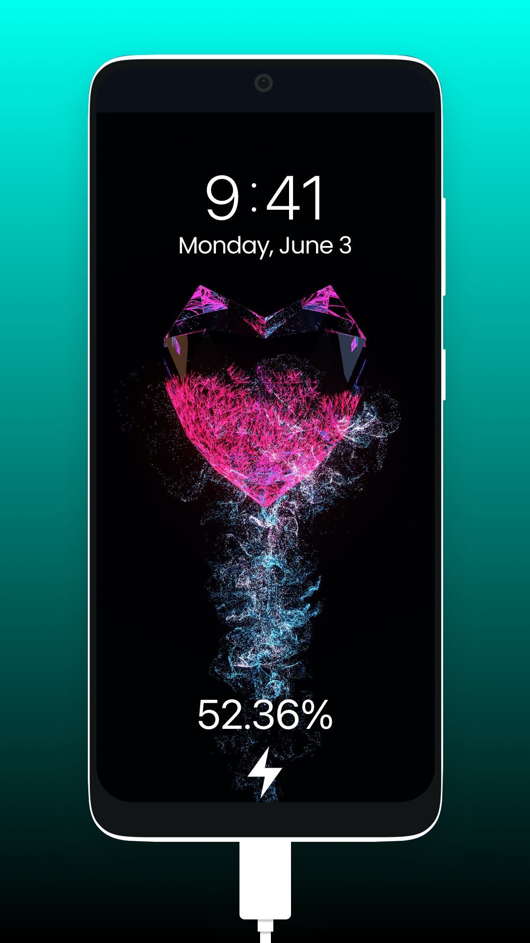 اسکرین شات 1 برنامه Charging Fun Battery Animation