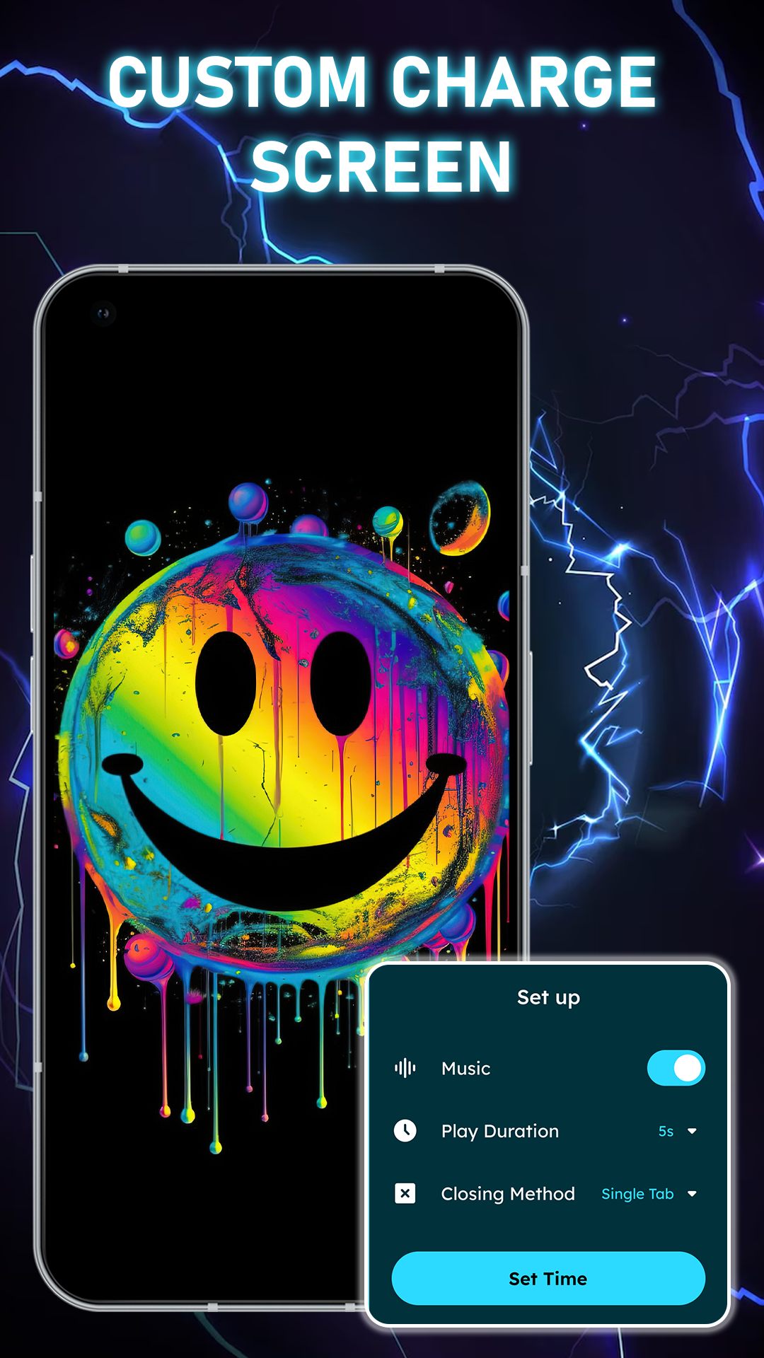 اسکرین شات 4 برنامه Battery Charging Animation Art