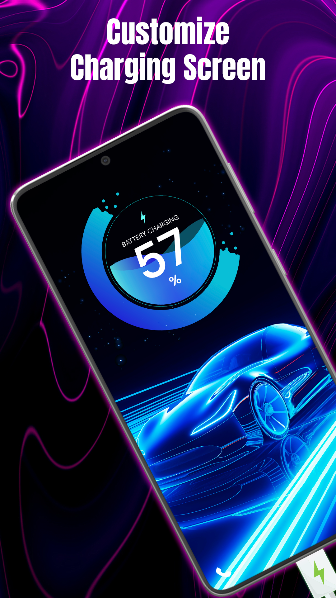 اسکرین شات 4 برنامه 3D Battery Charging Animation