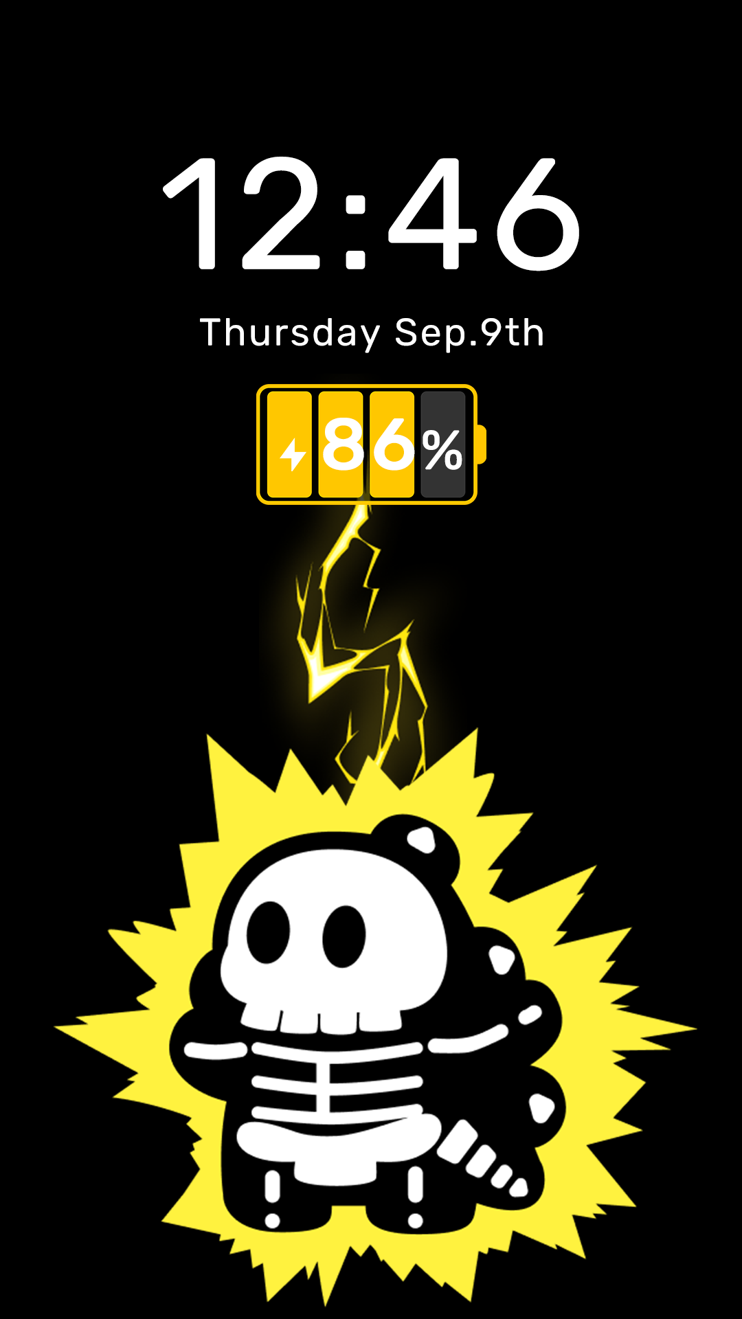 اسکرین شات 4 برنامه Battery Charging Animation App