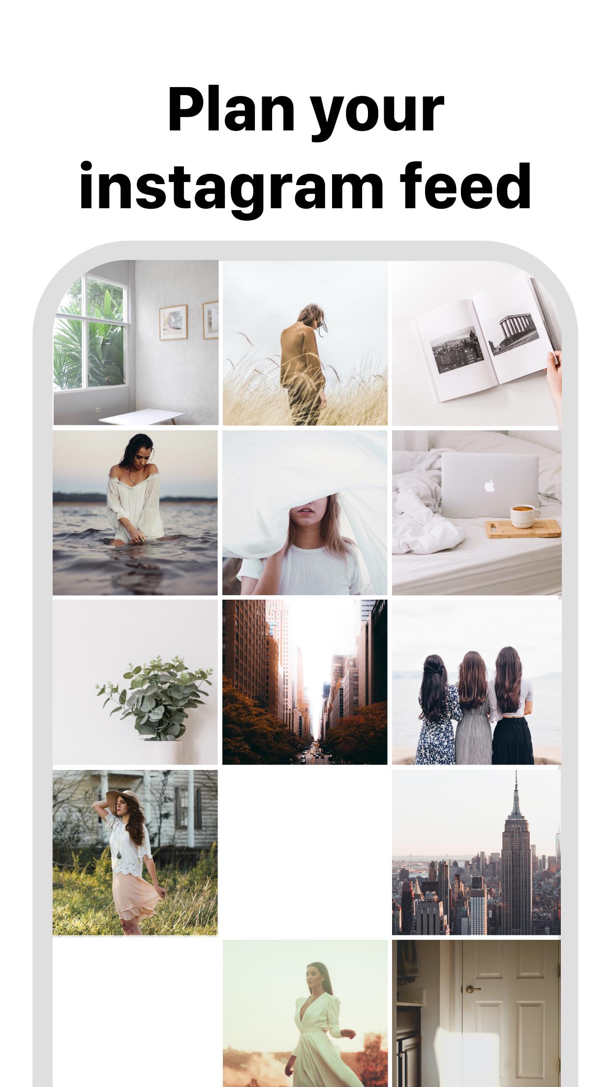 اسکرین شات 1 برنامه Feed Preview for Insta・Planner