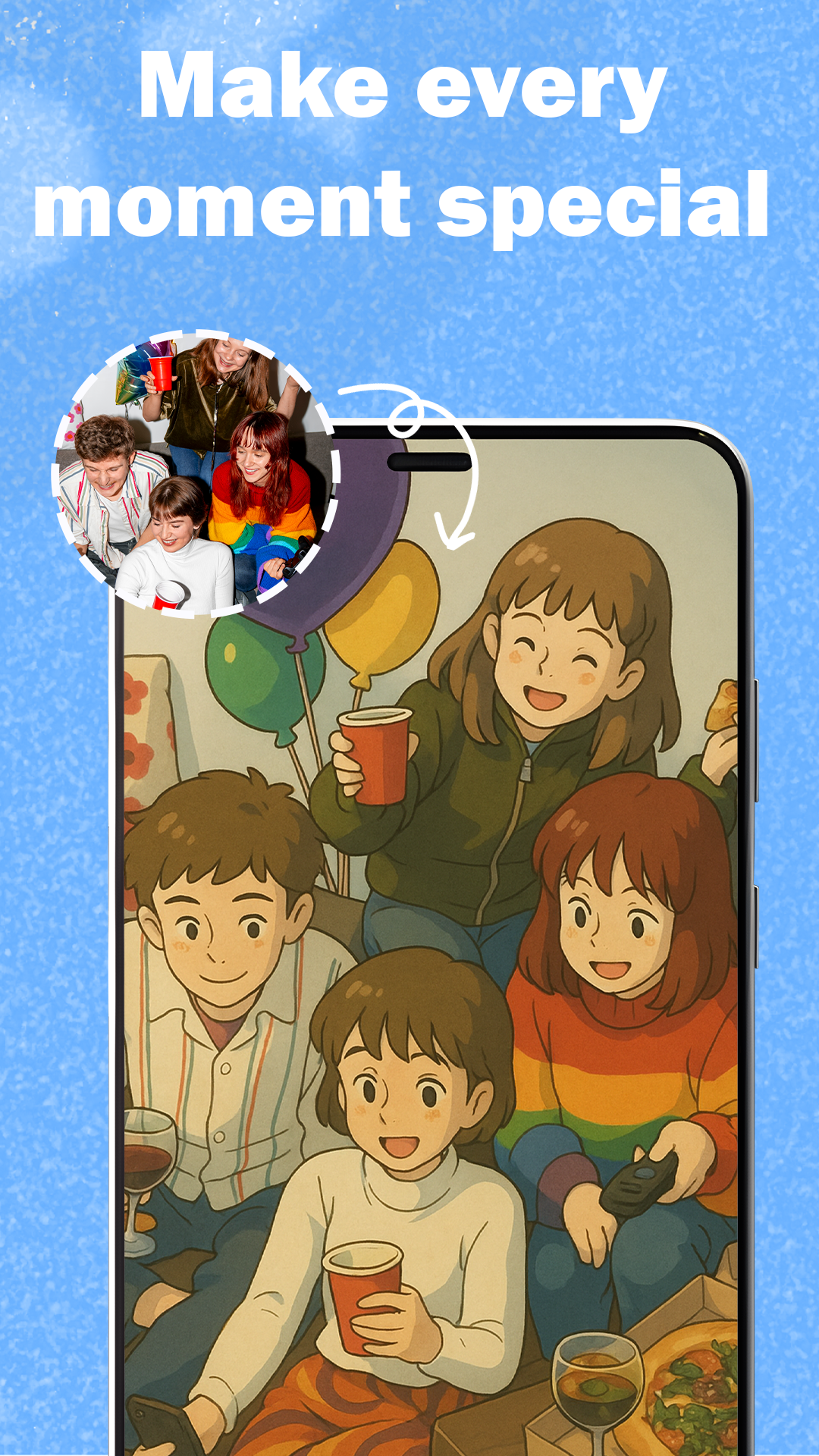 اسکرین شات 5 برنامه Charme: AI Photo Editor