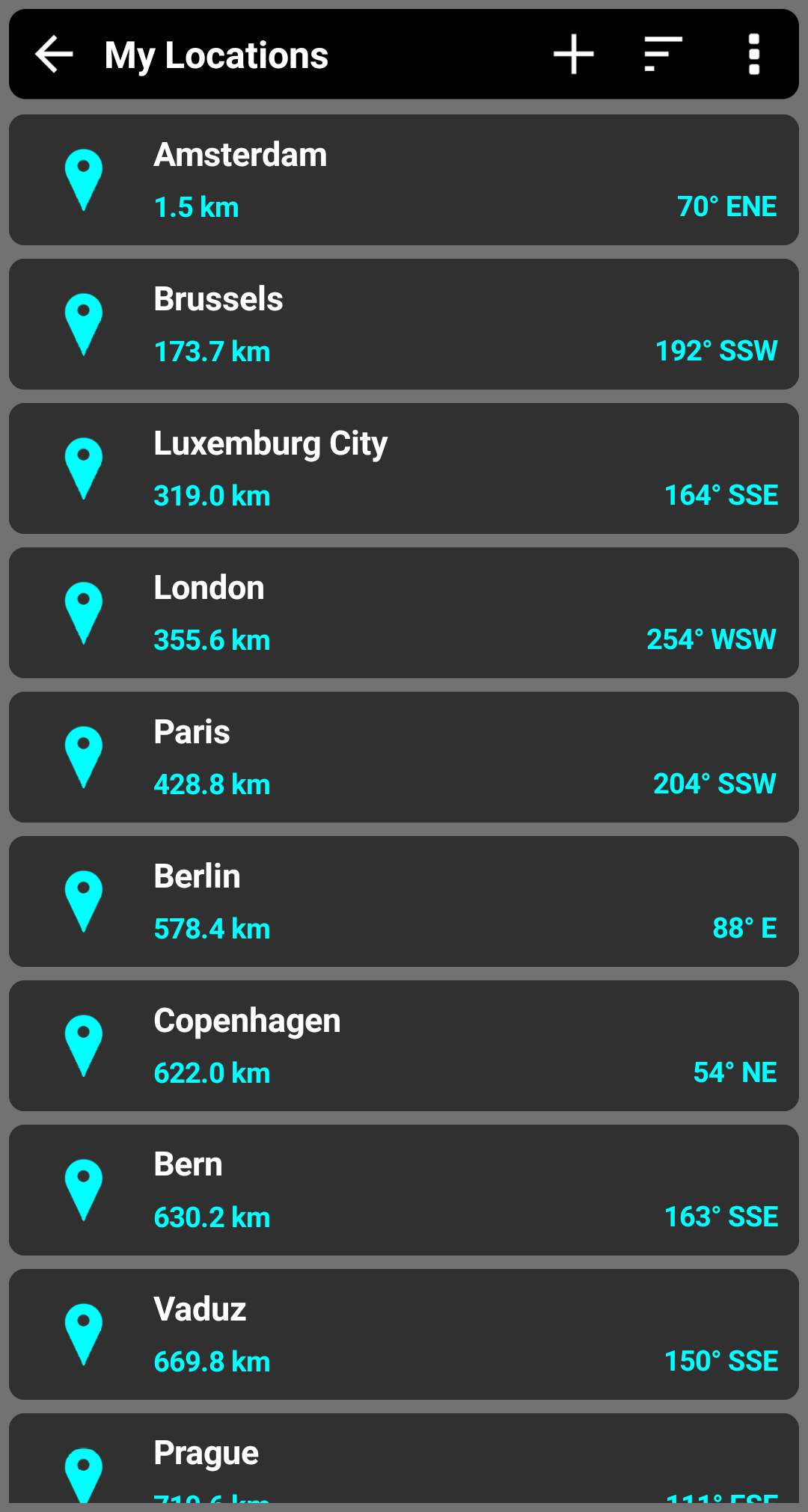 اسکرین شات 7 برنامه GPS Test