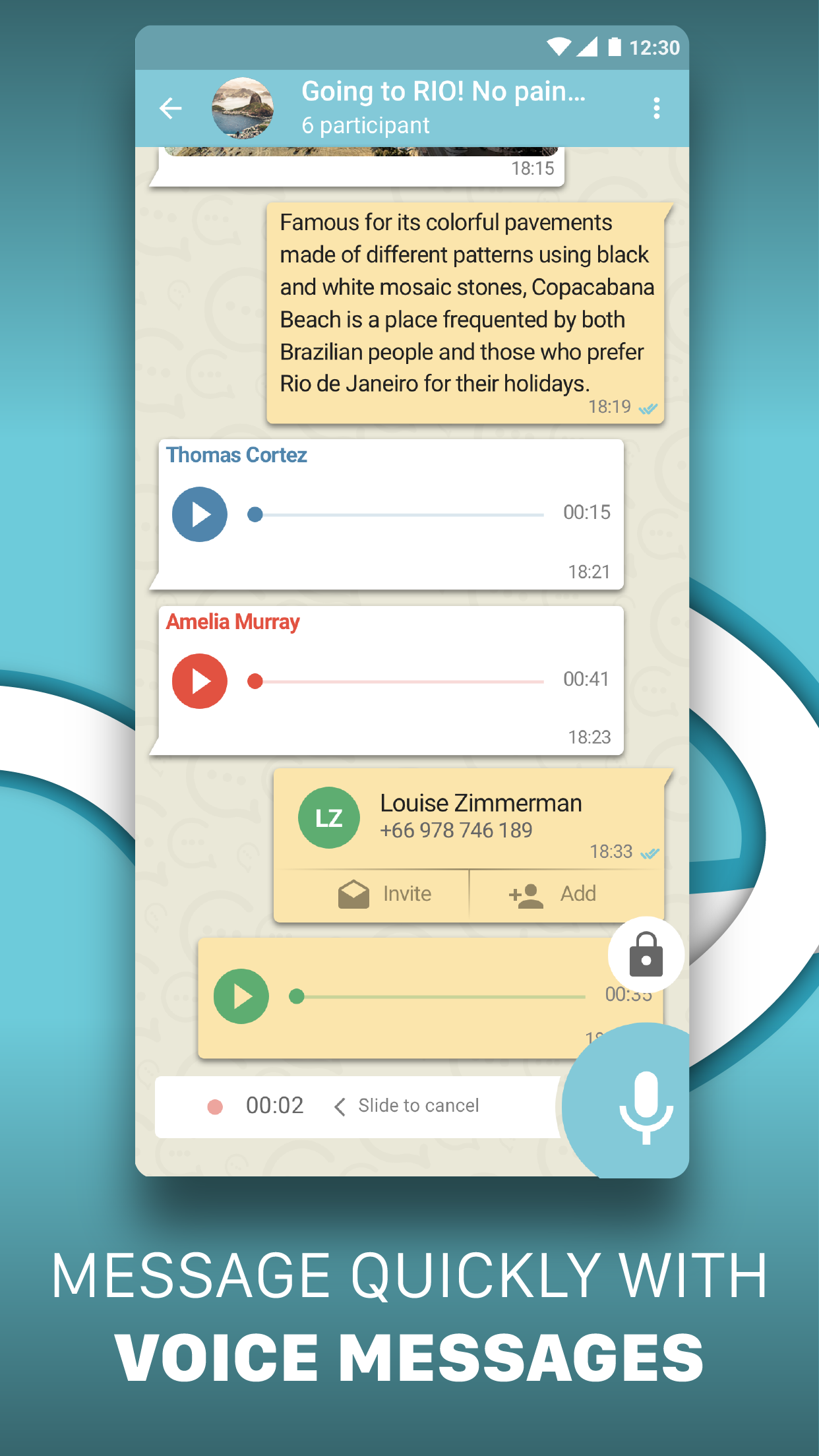 اسکرین شات 6 برنامه Chat-in Instant Messenger