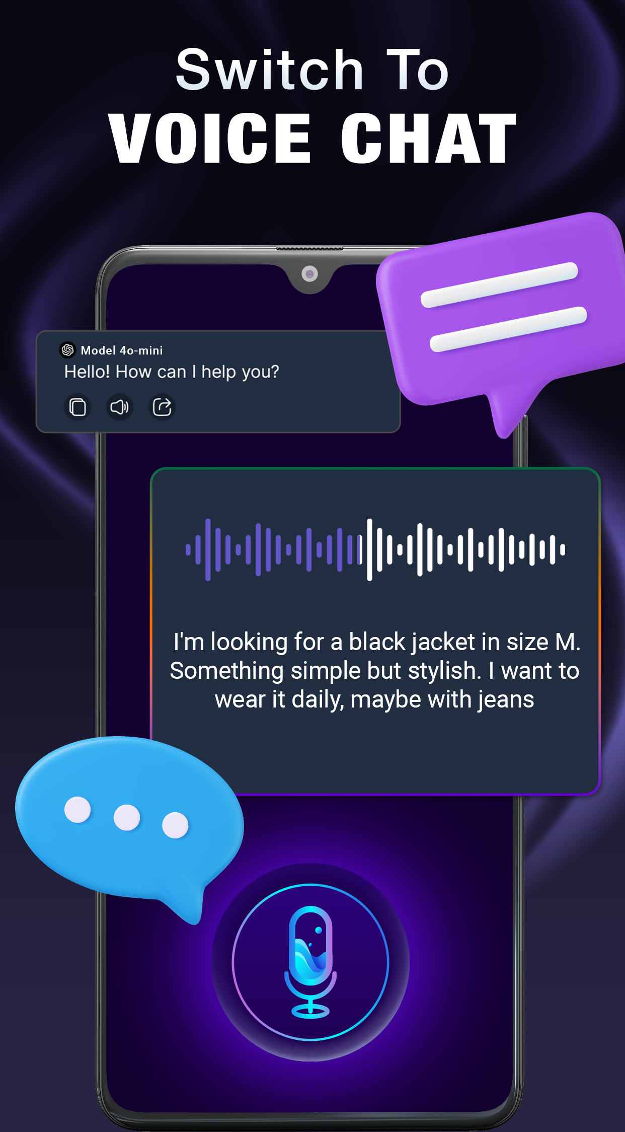 اسکرین شات 5 برنامه AI Chatbot: AI smart assistant