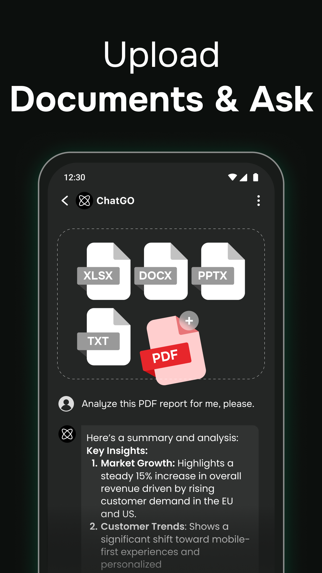 اسکرین شات 6 برنامه Chatbot AI Assistant - ChatGO