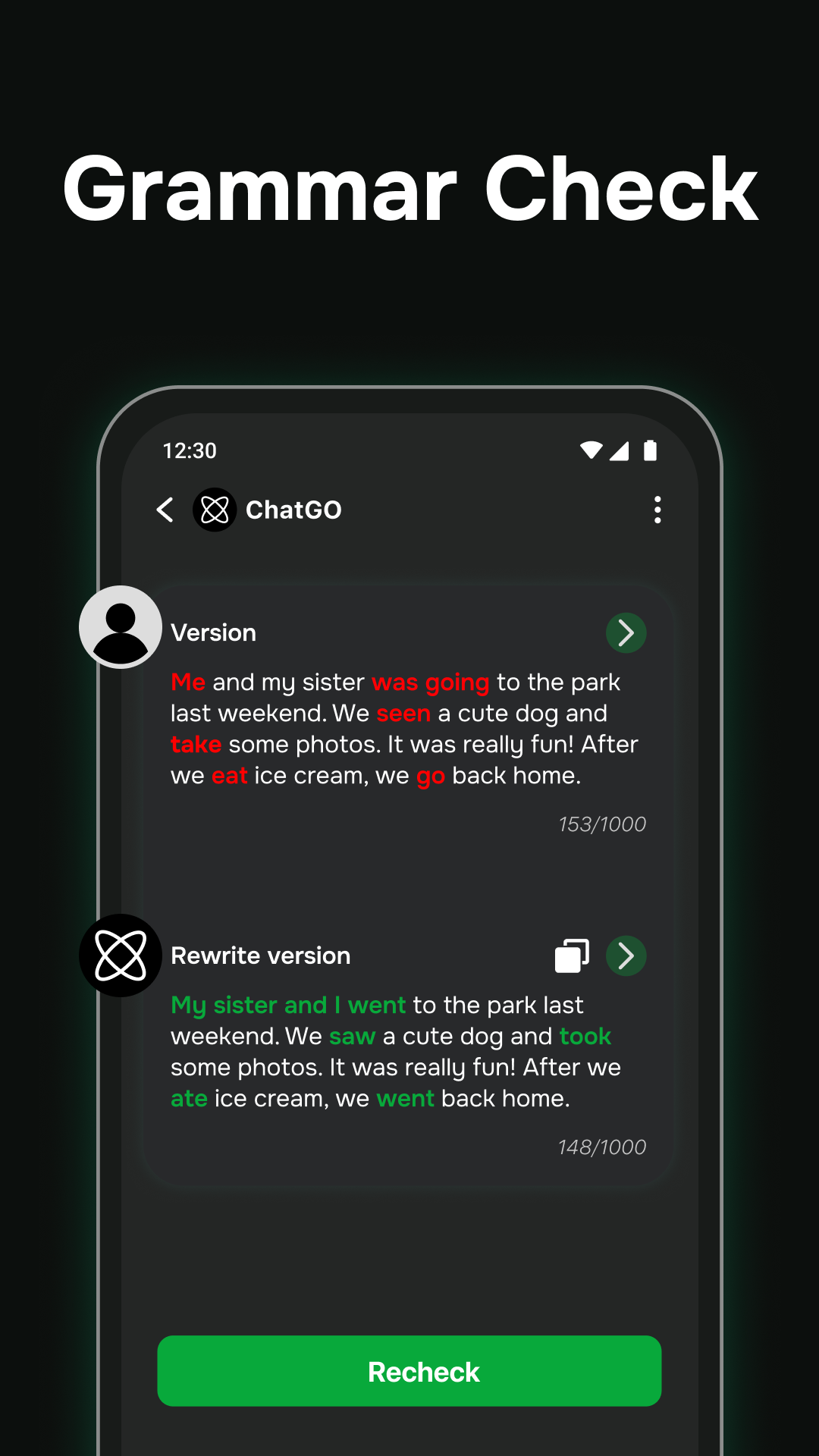 اسکرین شات 7 برنامه Chatbot AI Assistant - ChatGO