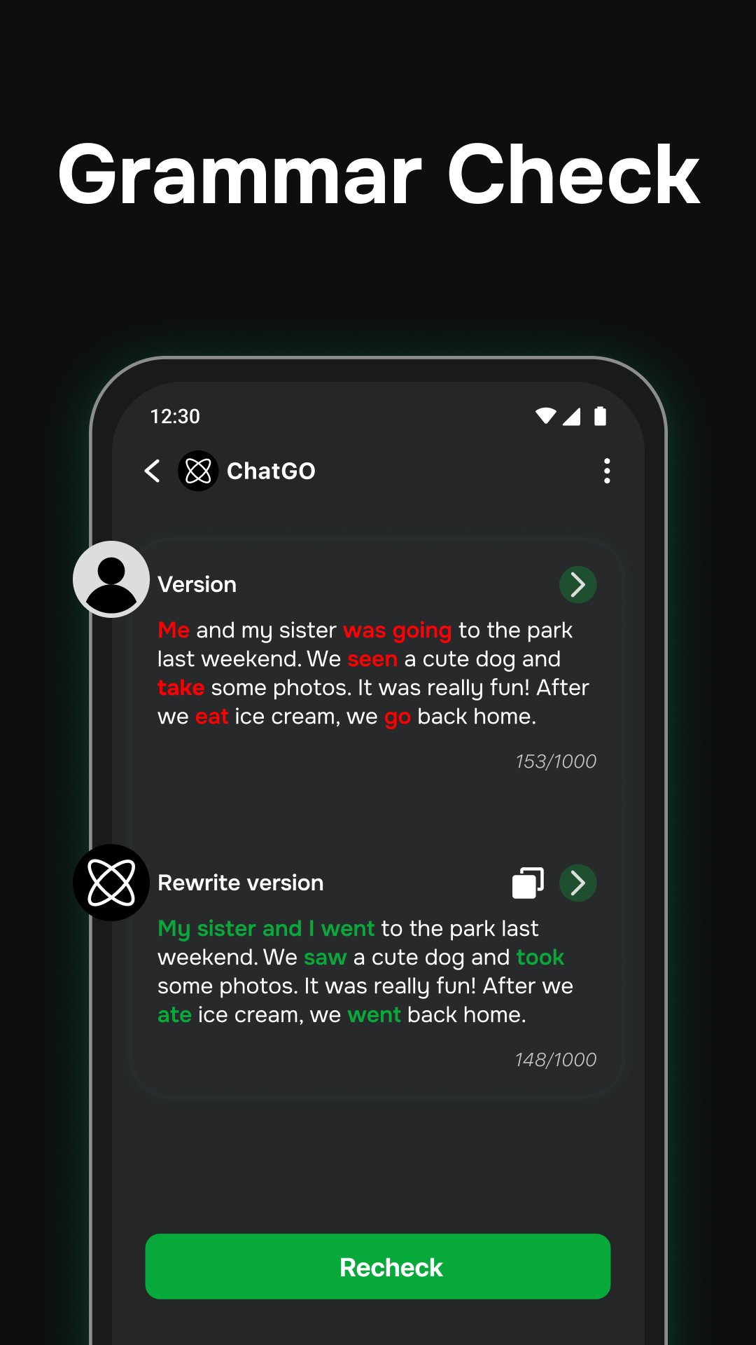 اسکرین شات 8 برنامه Chatbot AI Assistant - ChatGO