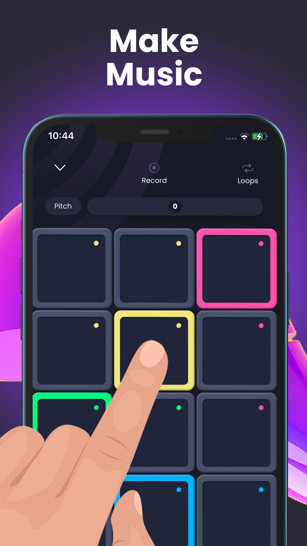 اسکرین شات 1 برنامه Drum Pads Guru