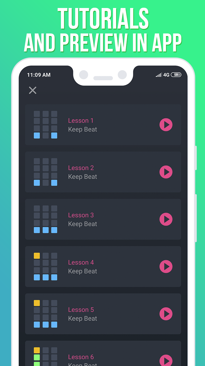 اسکرین شات 3 برنامه Dubstep Drum Pads Guru
