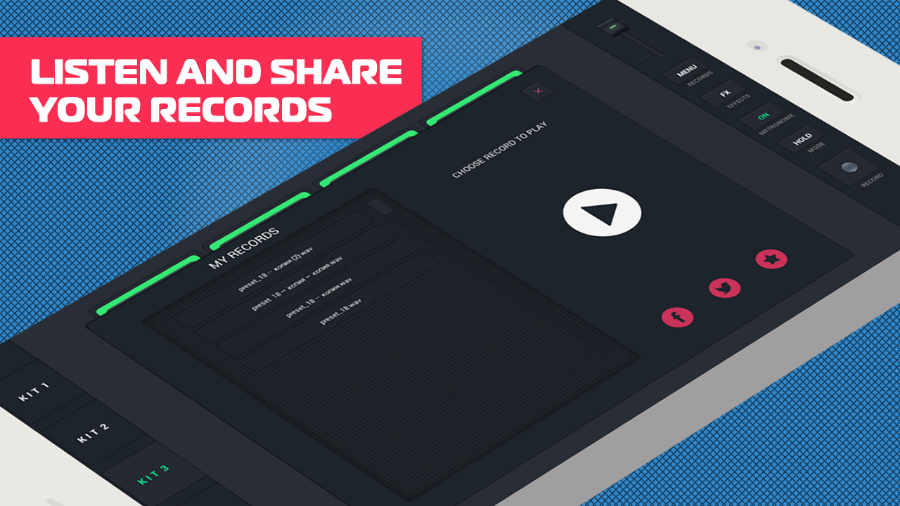 اسکرین شات 3 برنامه Dubstep Producer Pads