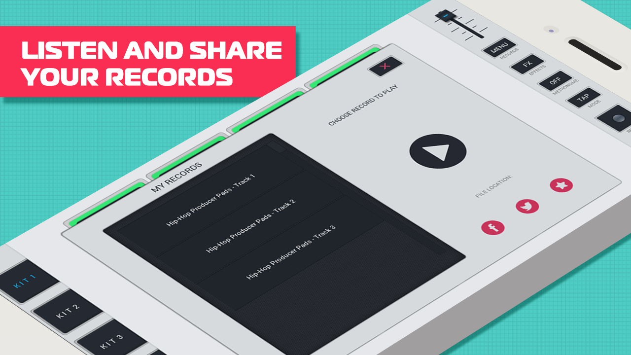 اسکرین شات 3 برنامه Hip-Hop Producer Pads