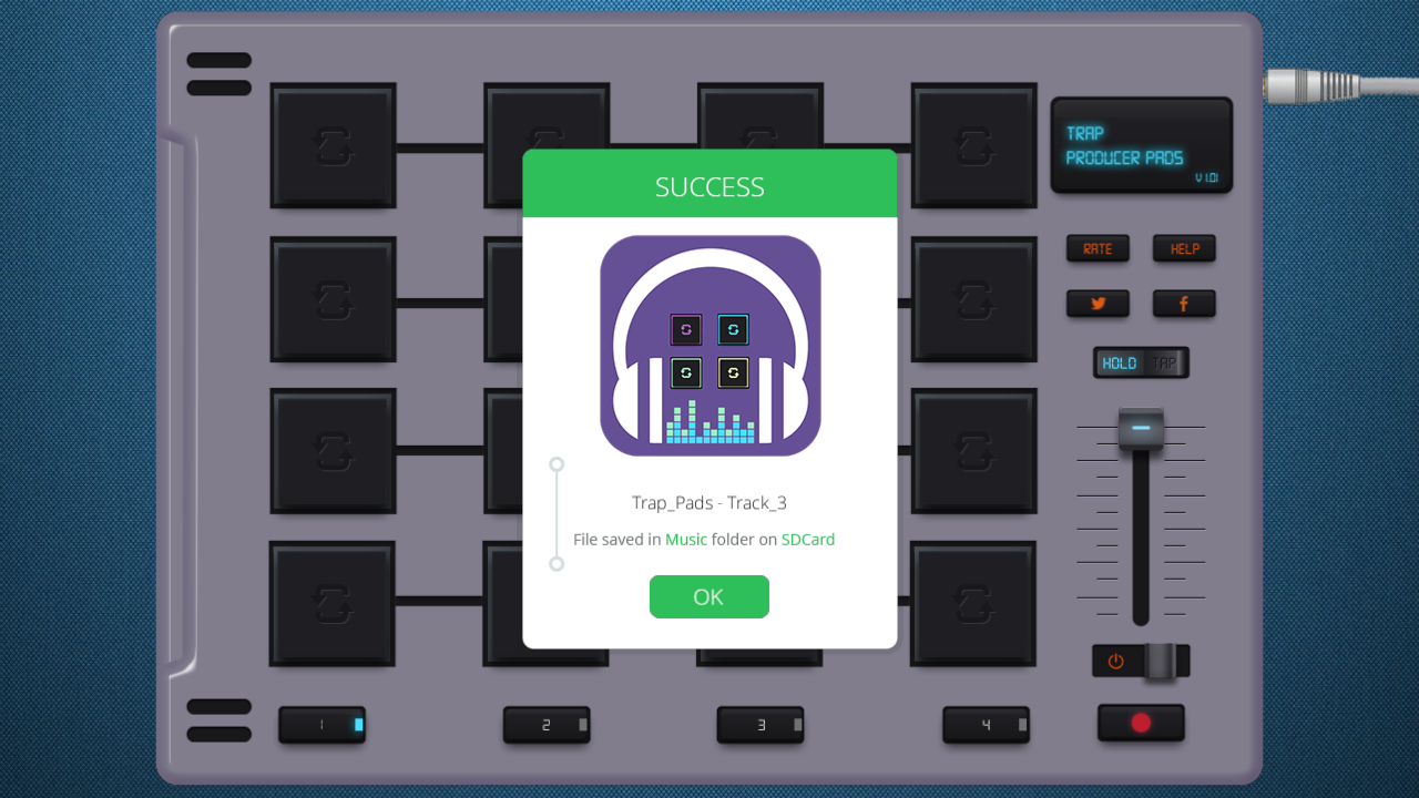 اسکرین شات 3 برنامه Trap Pads