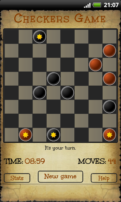 اسکرین شات 2 بازی Checkers