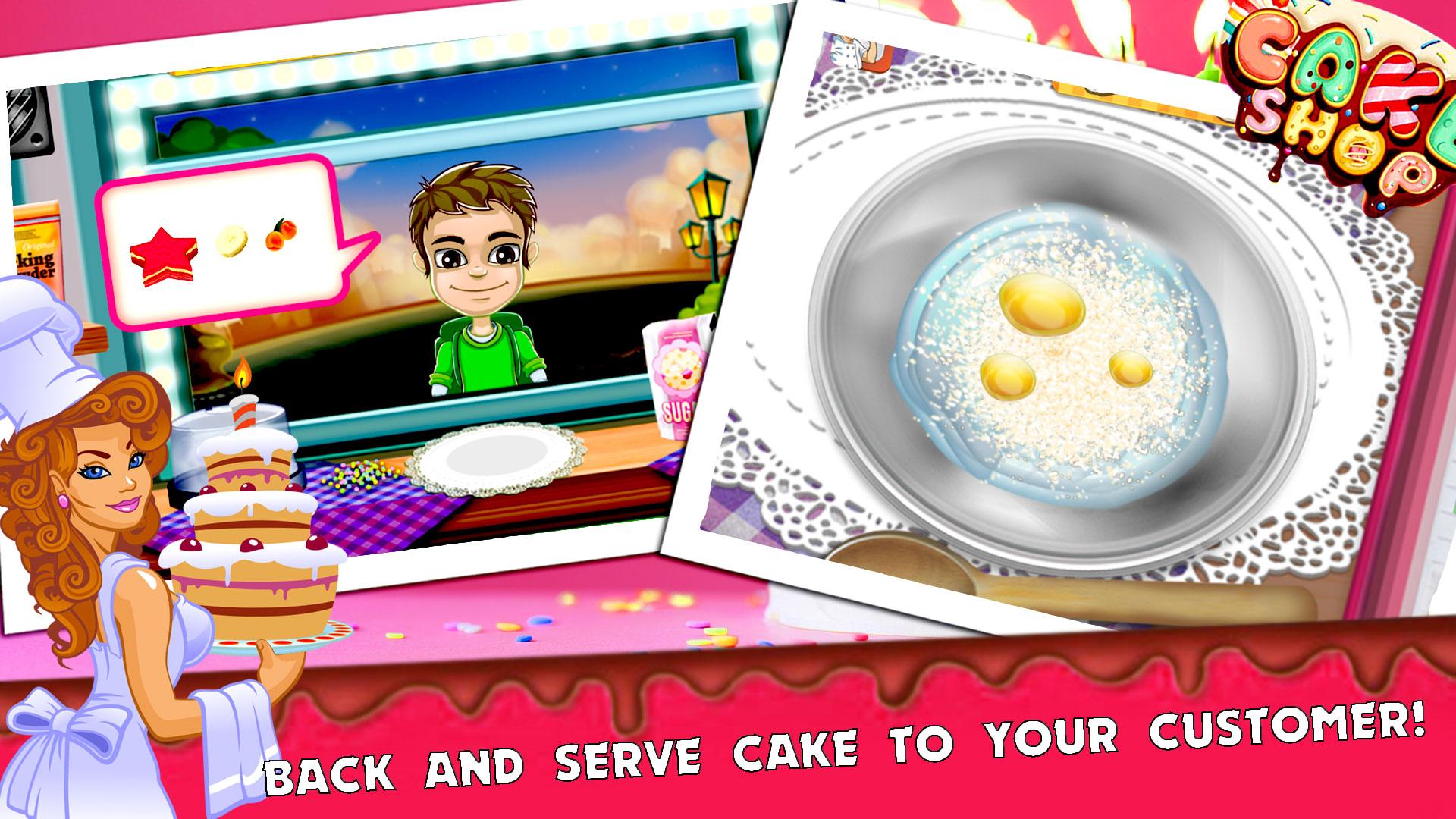اسکرین شات 4 بازی Cake Maker Shop - Chef Cooking