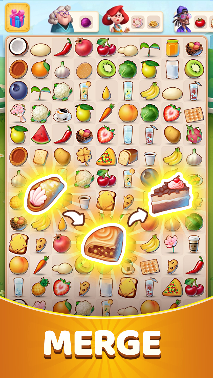 اسکرین شات بازی Chef Merge - Fun Match Puzzle 1
