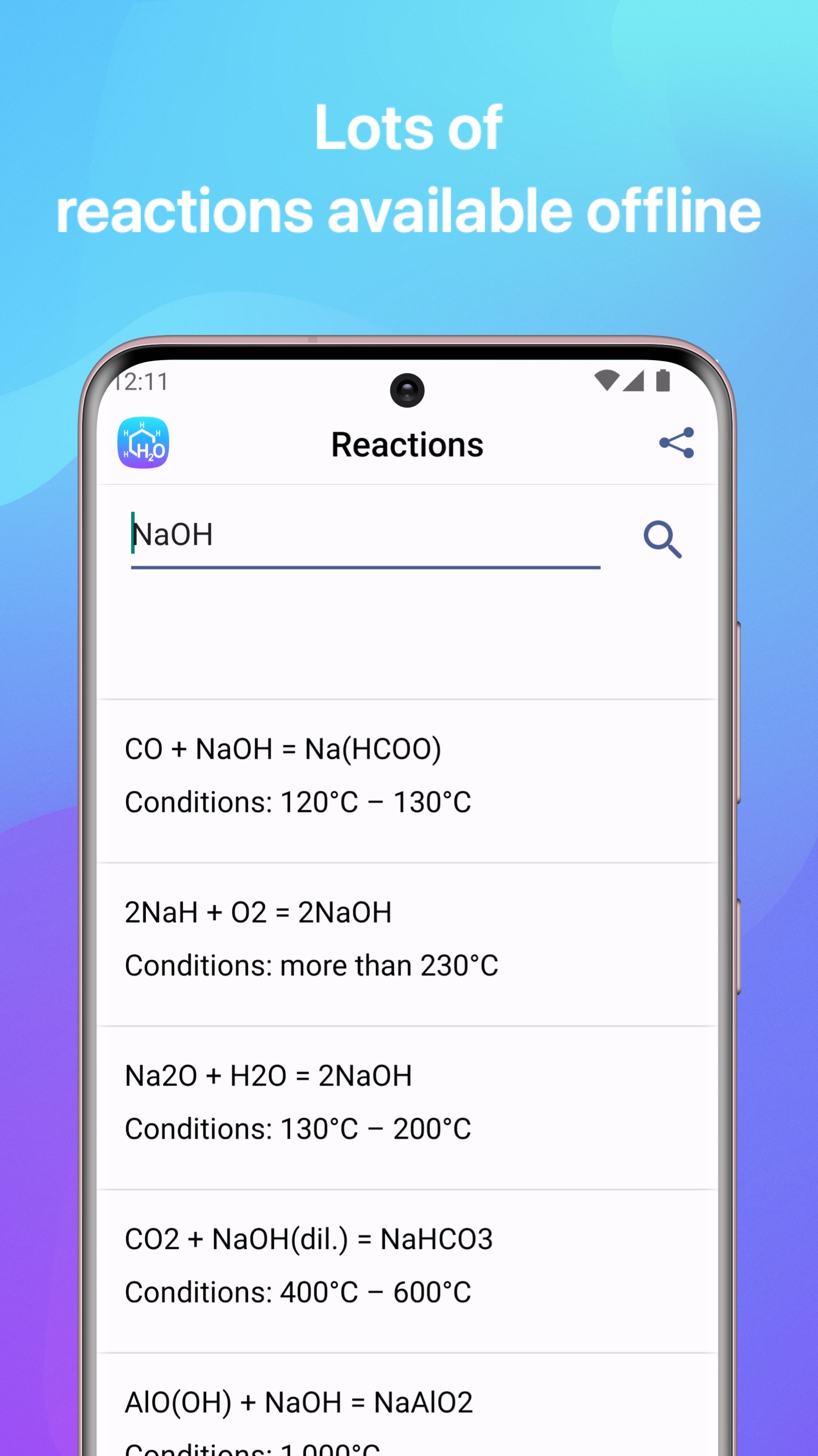 اسکرین شات 4 برنامه Chemistry