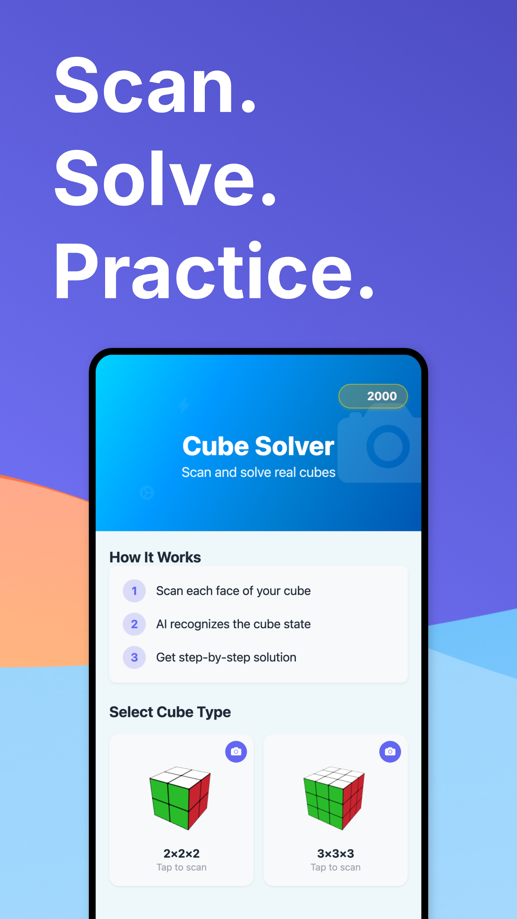 اسکرین شات 1 بازی iCube: Rubix Cube Solver