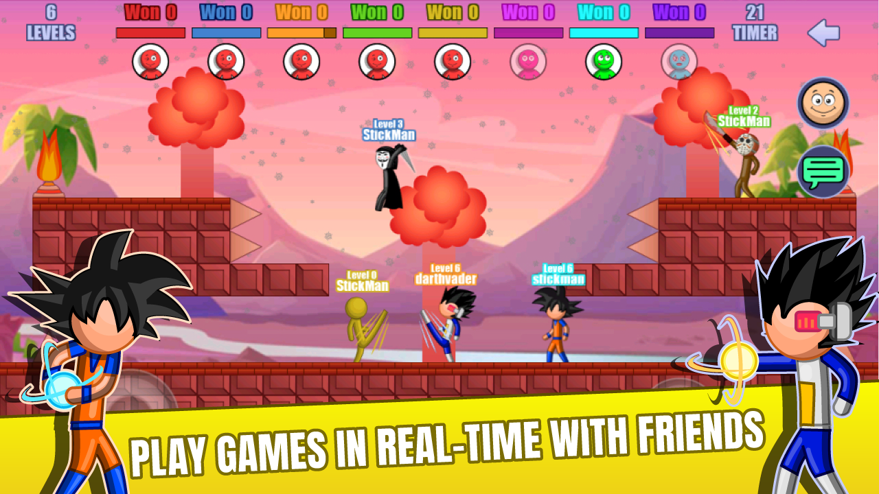اسکرین شات 2 بازی Stick Fight Online