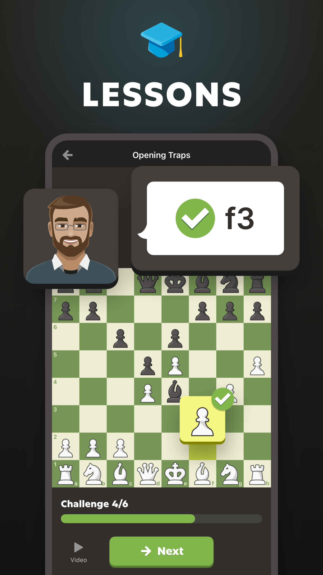 اسکرین شات 4 بازی Chess - Play and Learn Online