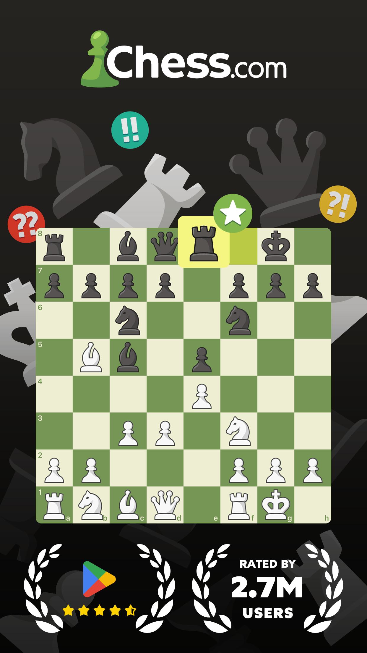اسکرین شات 1 بازی Chess - Play and Learn Online