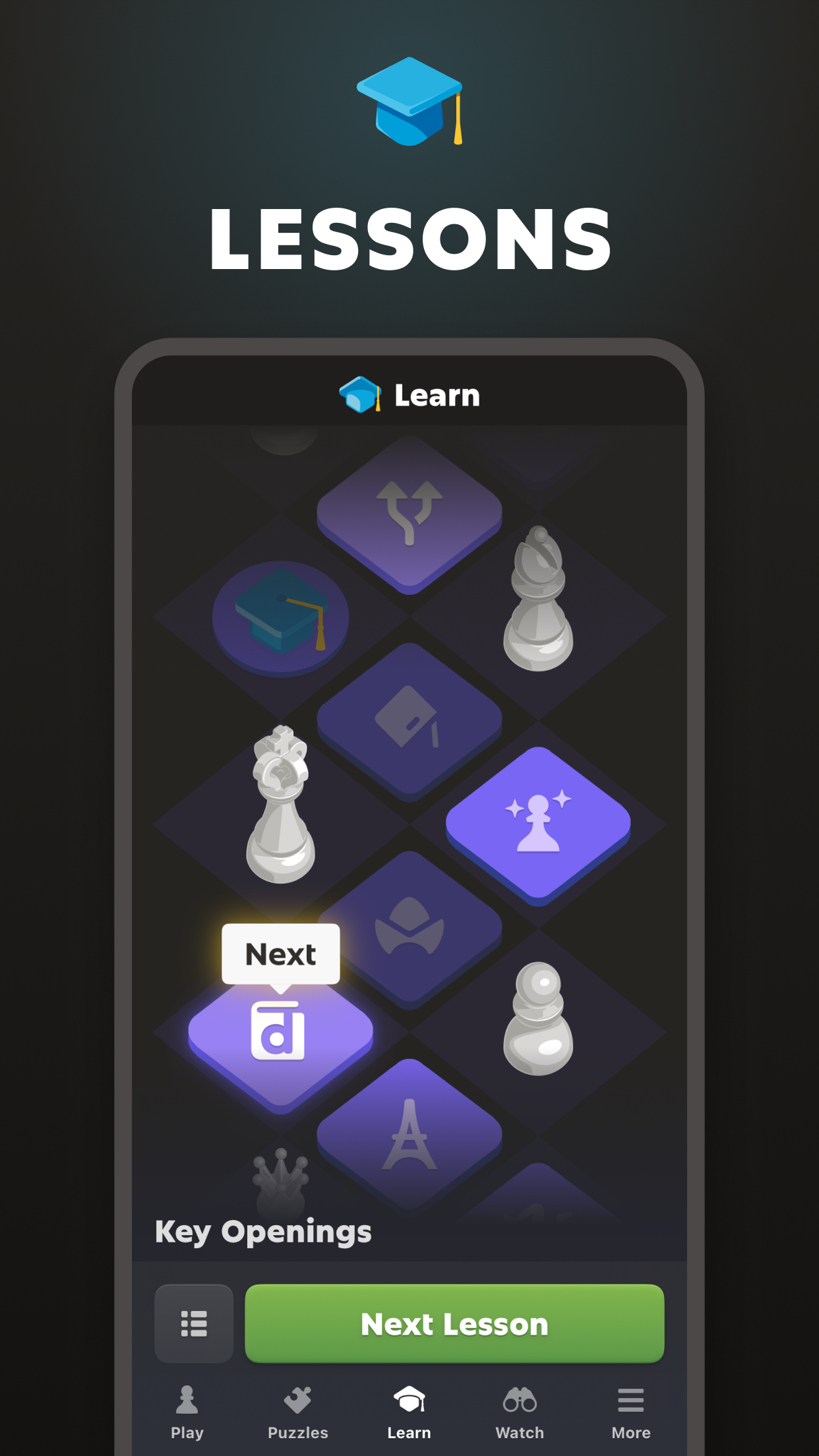اسکرین شات 4 بازی Chess - Play and Learn Online
