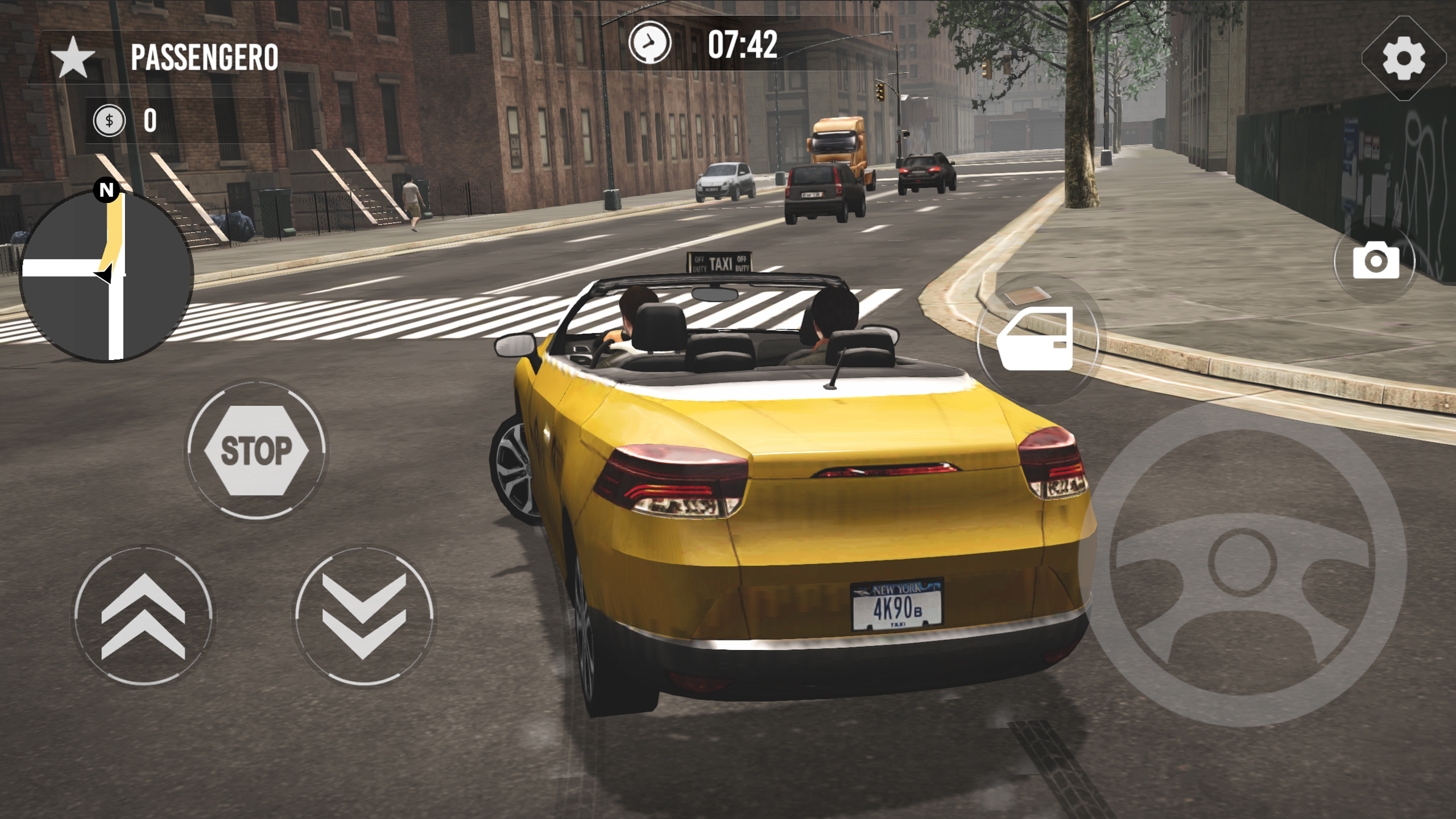 اسکرین شات 7 بازی NYC Taxi - Rush Driver