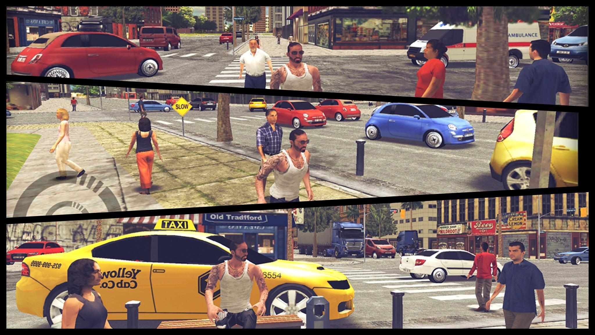 اسکرین شات 2 بازی Crazy Open World Taxi Driver