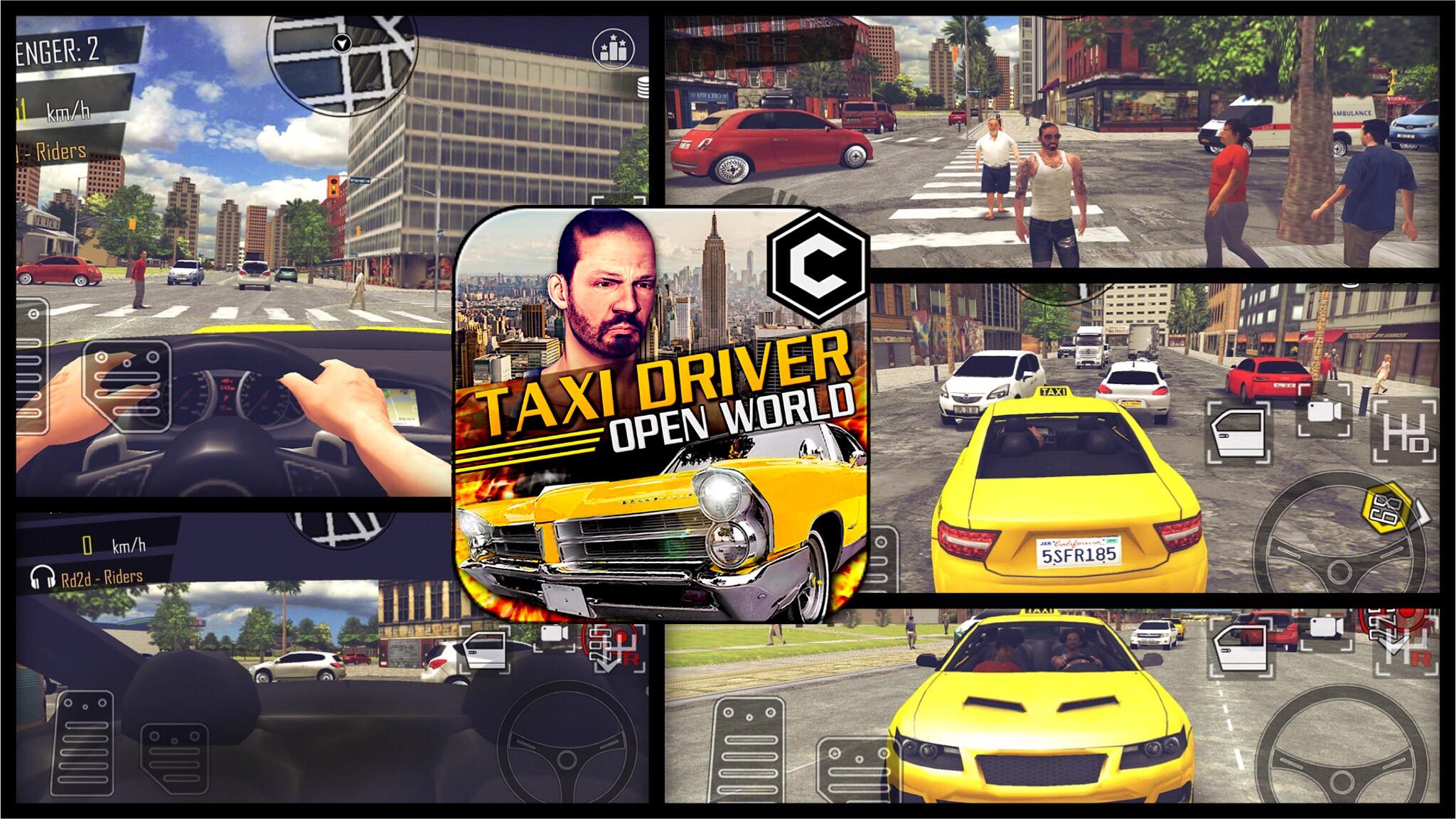 اسکرین شات 1 بازی Crazy Open World Taxi Driver