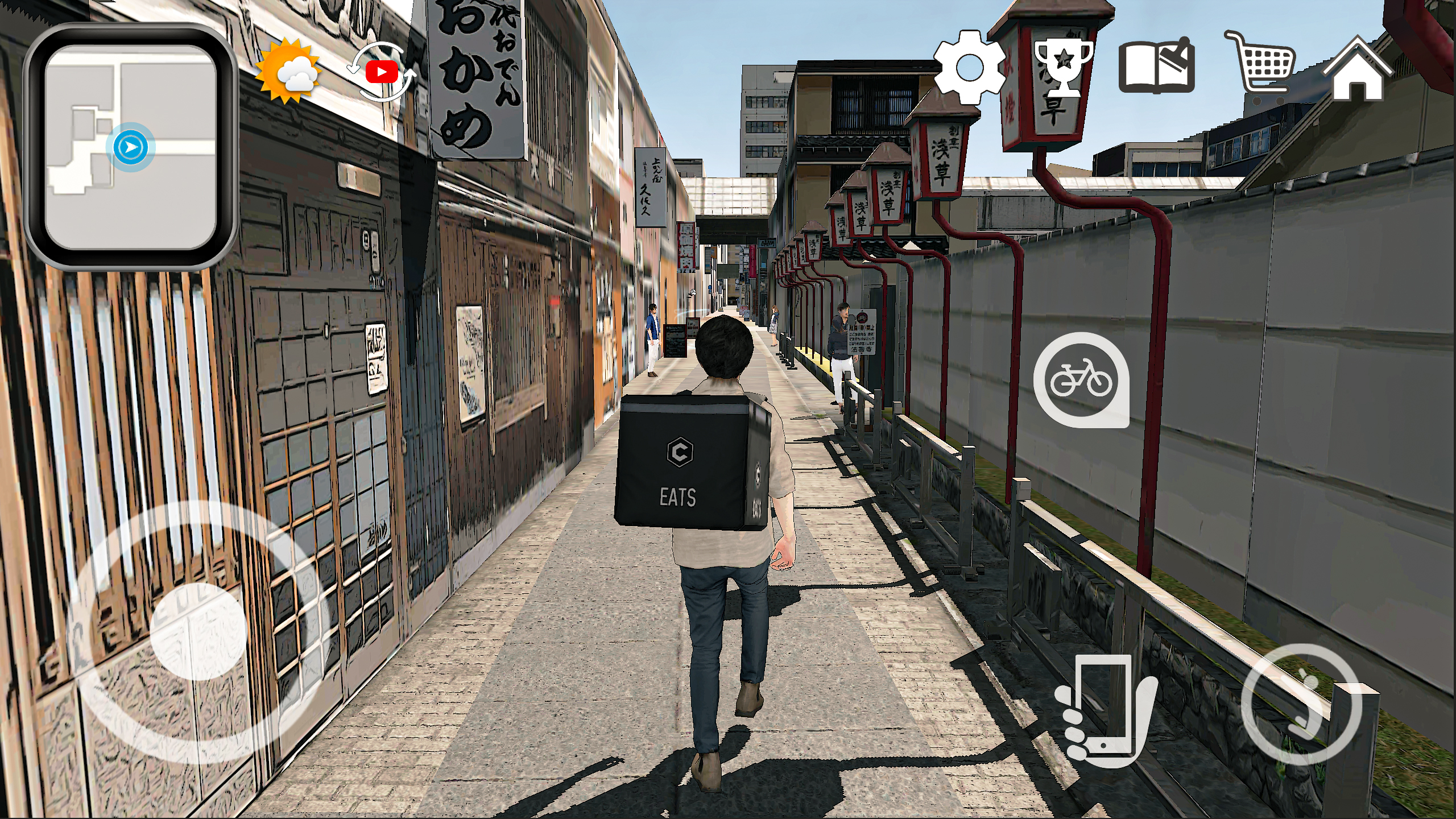 اسکرین شات 4 بازی Delivery Food Sim- Japan Osaka