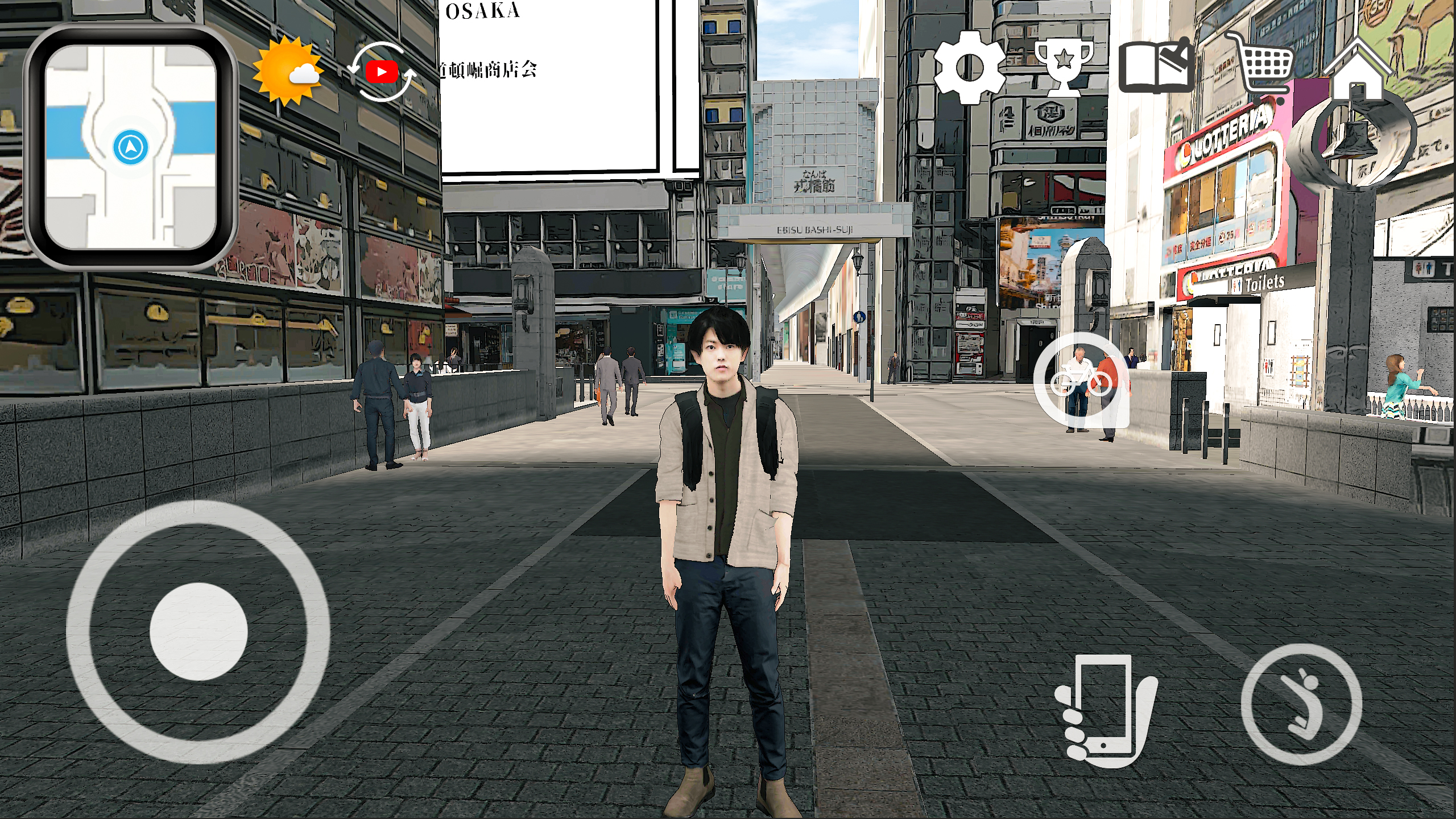 اسکرین شات 5 بازی Delivery Food Sim- Japan Osaka