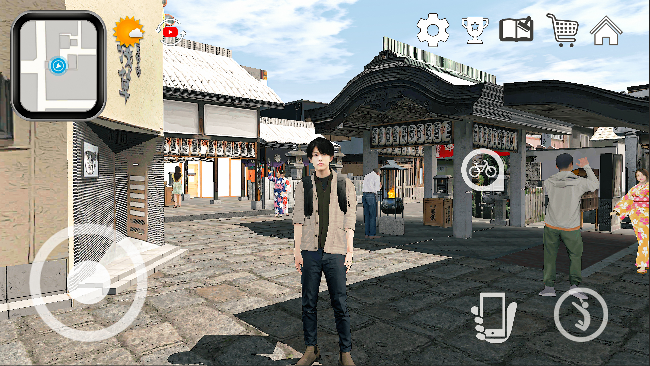 اسکرین شات 2 بازی Delivery Food Sim- Japan Osaka