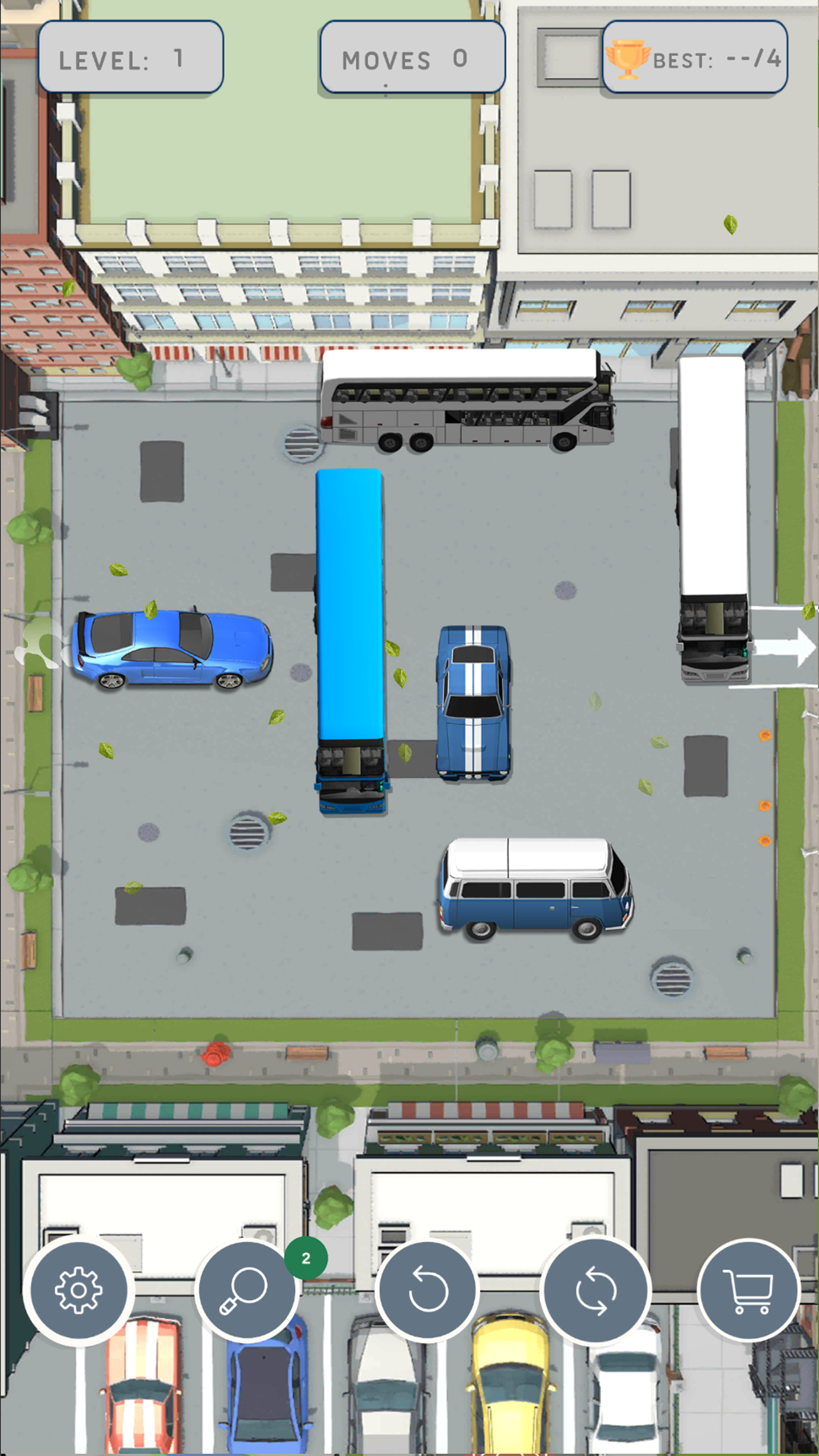 اسکرین شات 3 بازی Car Parking :Brain Puzzle Game