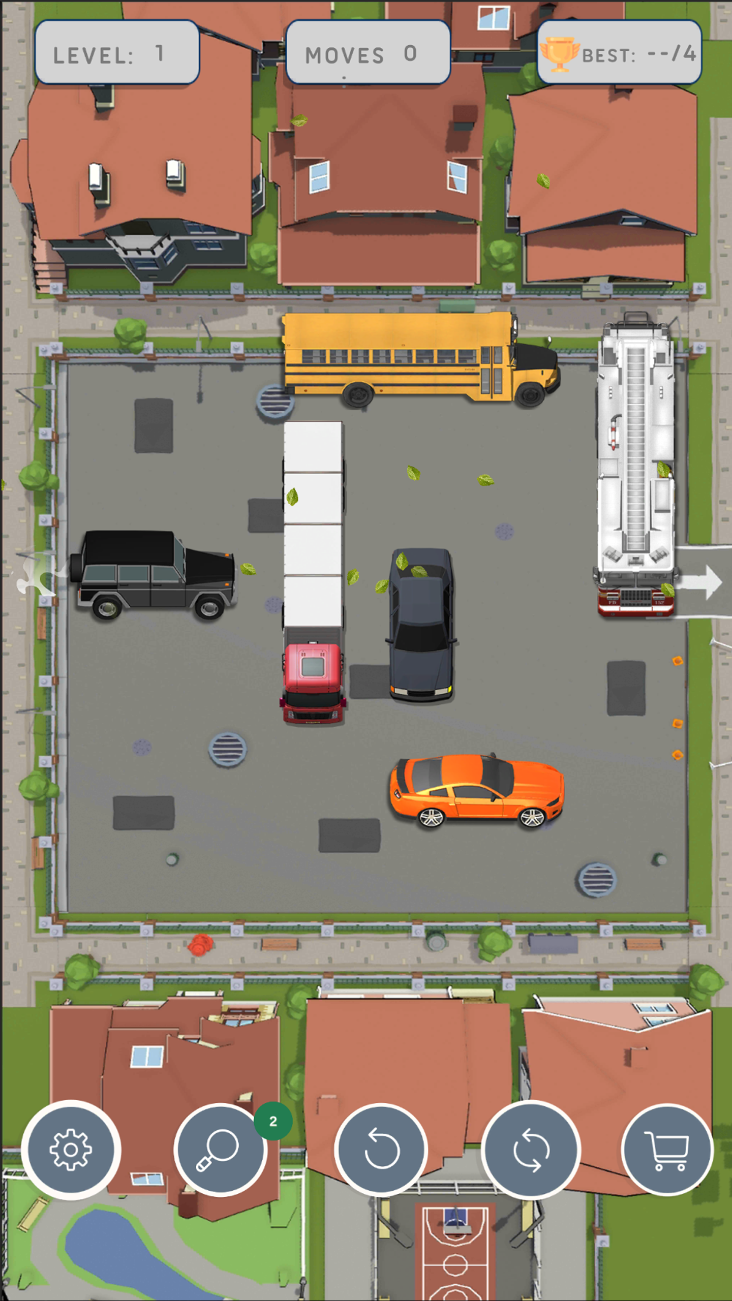 اسکرین شات 5 بازی Car Parking :Brain Puzzle Game