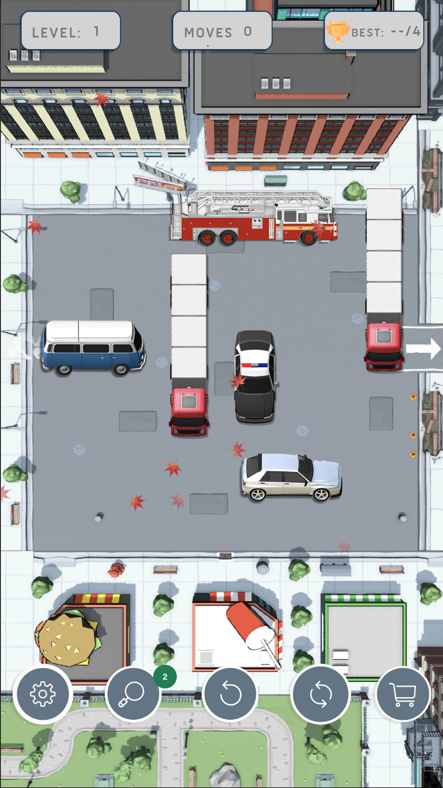 اسکرین شات 4 بازی Car Parking :Brain Puzzle Game