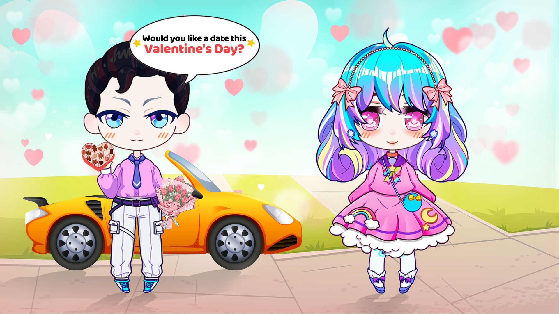اسکرین شات 4 بازی Chibi Doll Dress Up: DIY Game