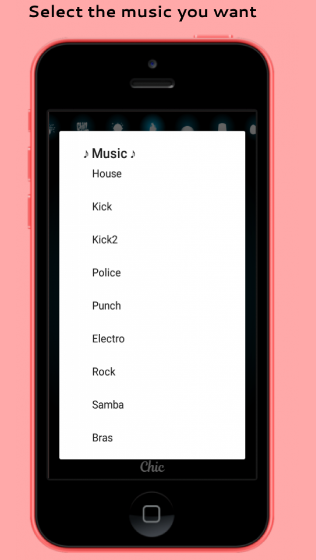 اسکرین شات 3 برنامه Music Light: Flashlight, Strobe & Music Visualizer