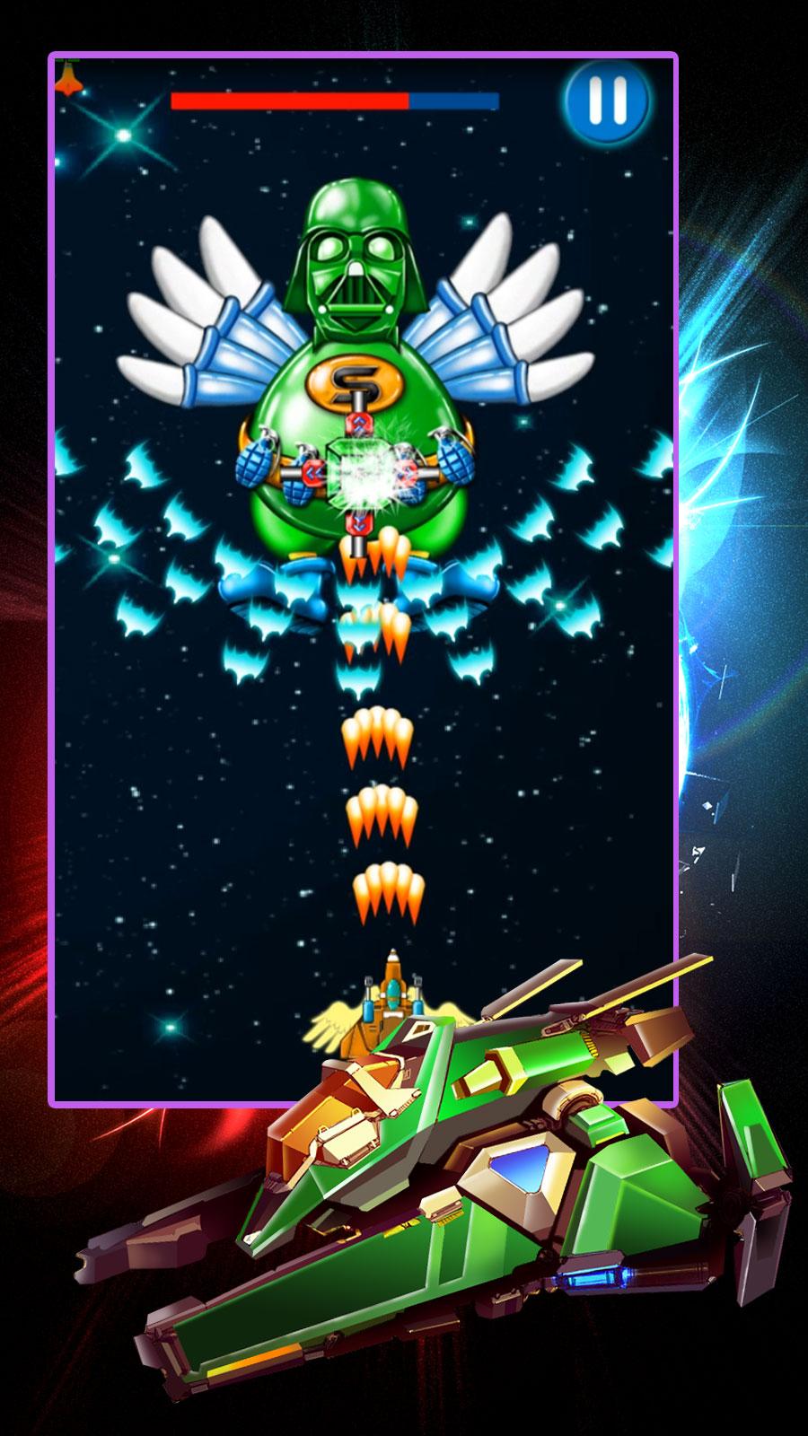 اسکرین شات 2 بازی Chicken Shooter: Galaxy Attack