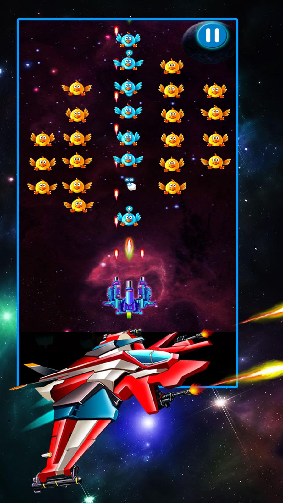 اسکرین شات 3 بازی Chicken Shooter: Galaxy Attack