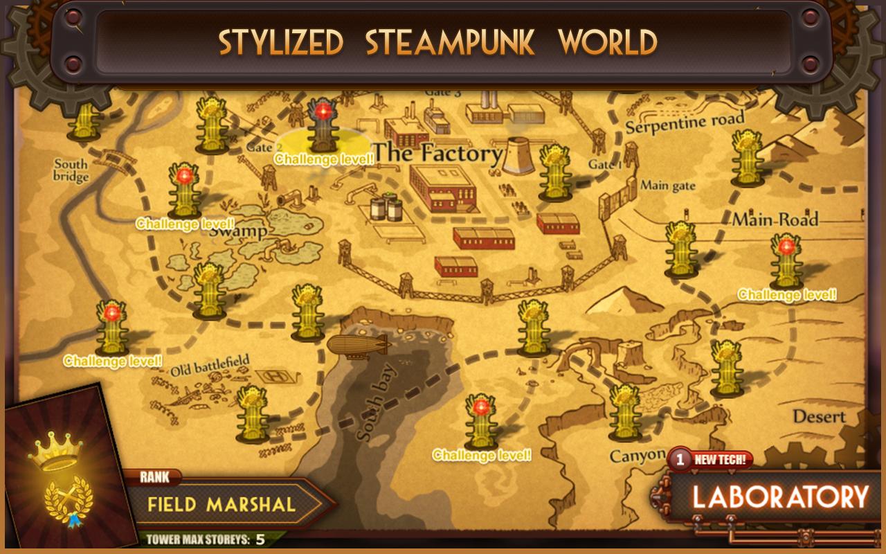 اسکرین شات 5 بازی Steampunk Tower