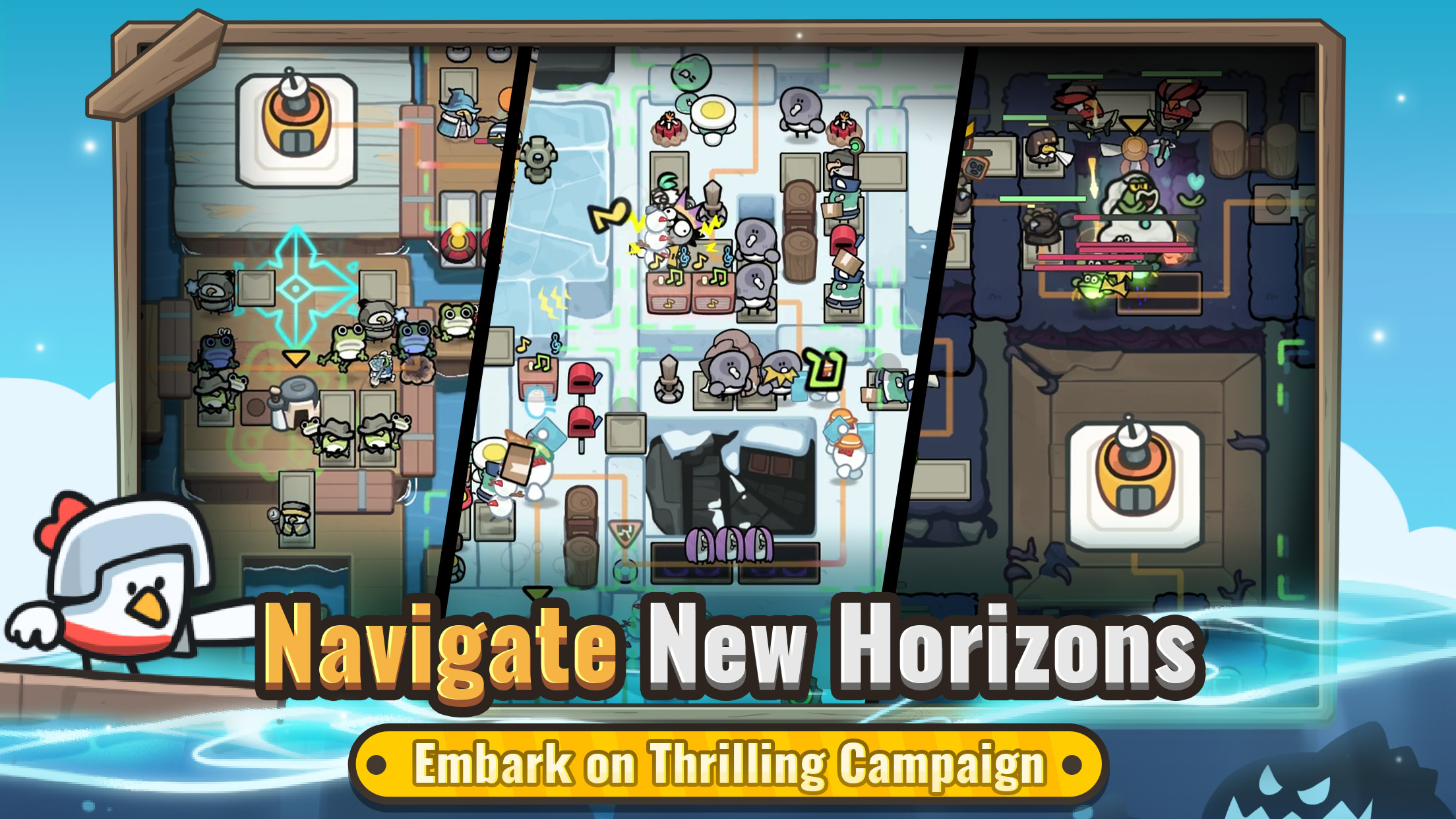 اسکرین شات 3 بازی Birds Camp——Casual TD Game