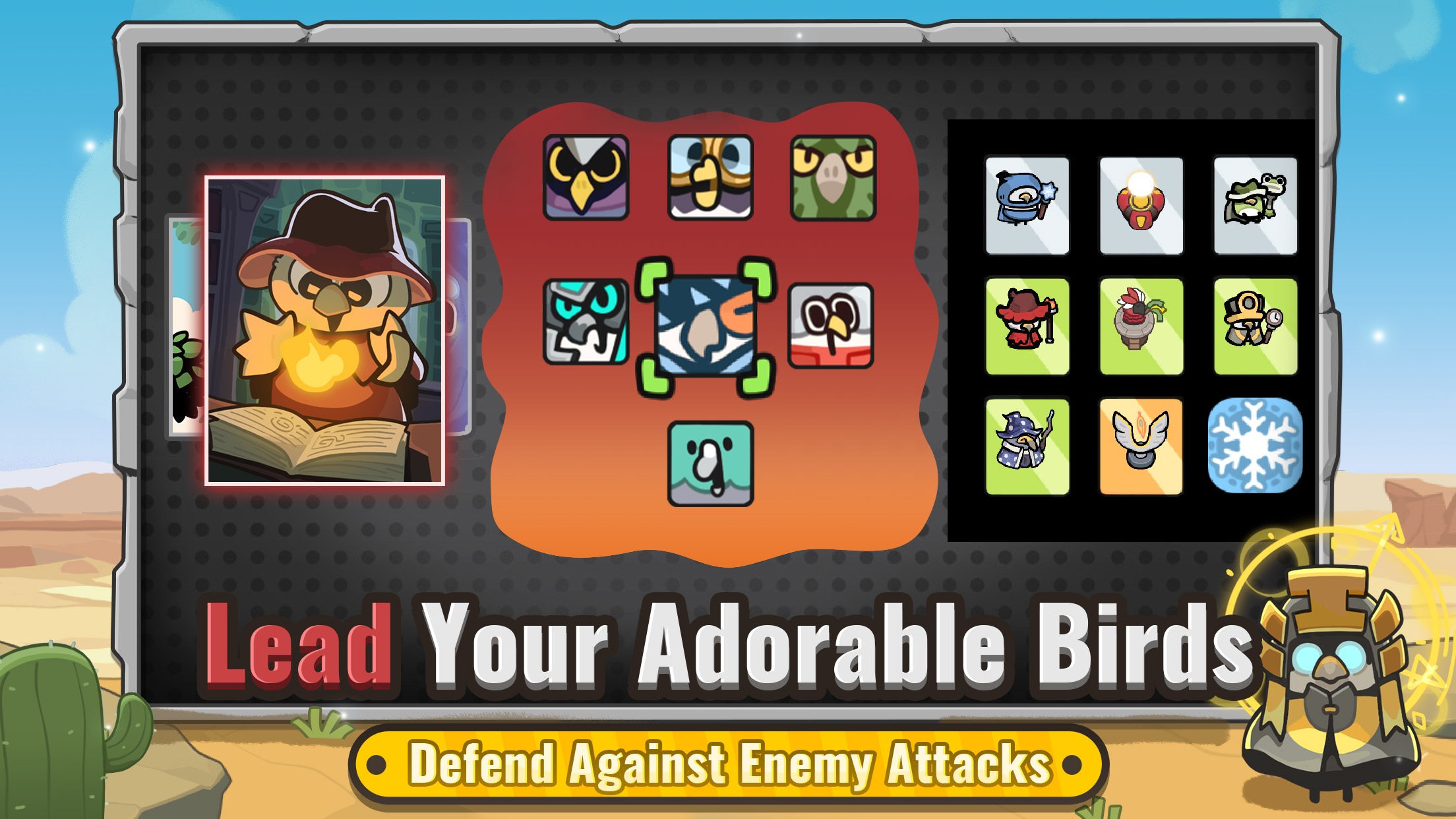 اسکرین شات 2 بازی Birds Camp——Casual TD Game