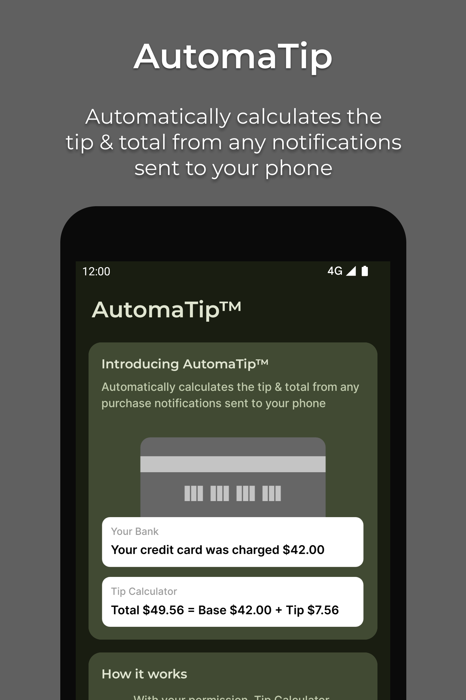 اسکرین شات 3 برنامه Tip Calculator — Clean, Simple