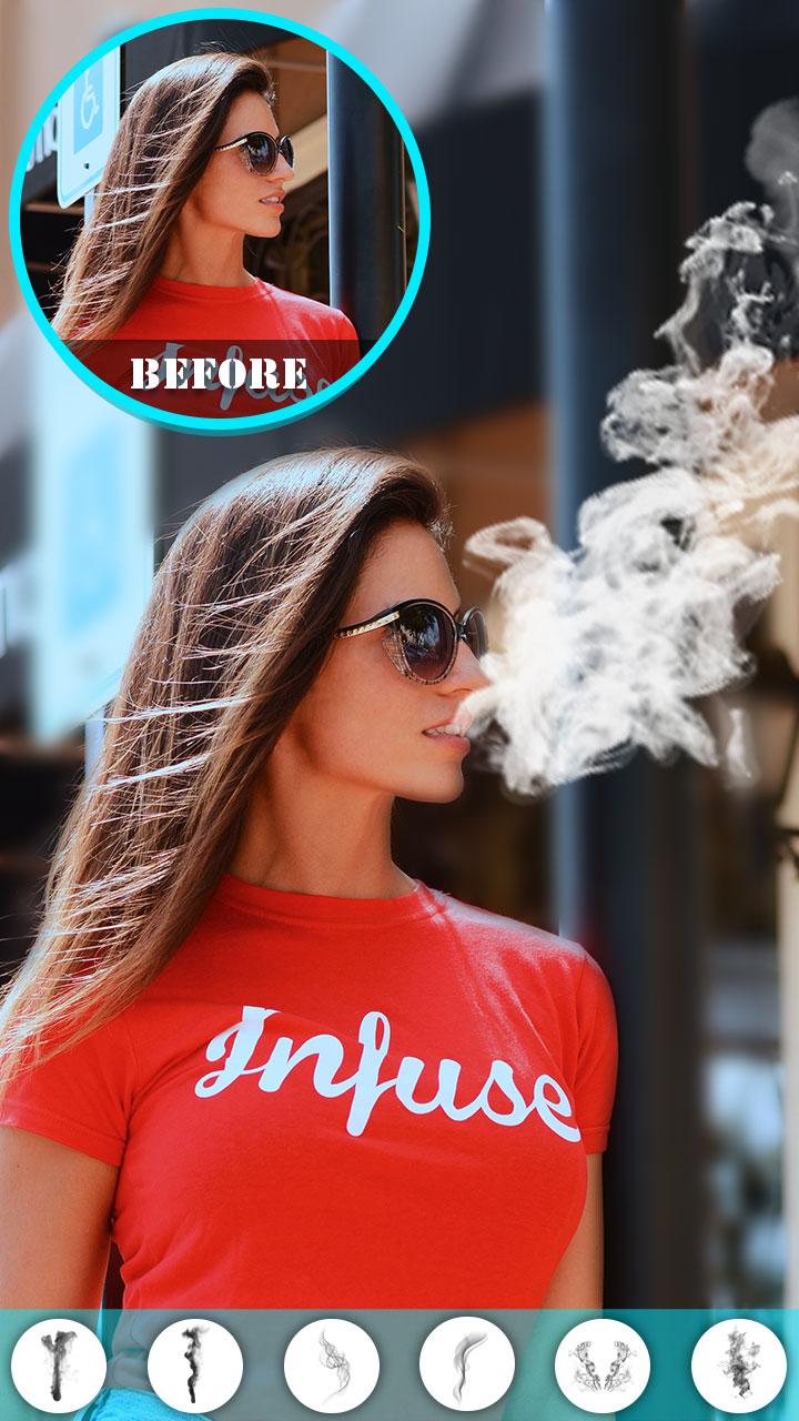 اسکرین شات 5 برنامه Smoke Effect Photo Editor