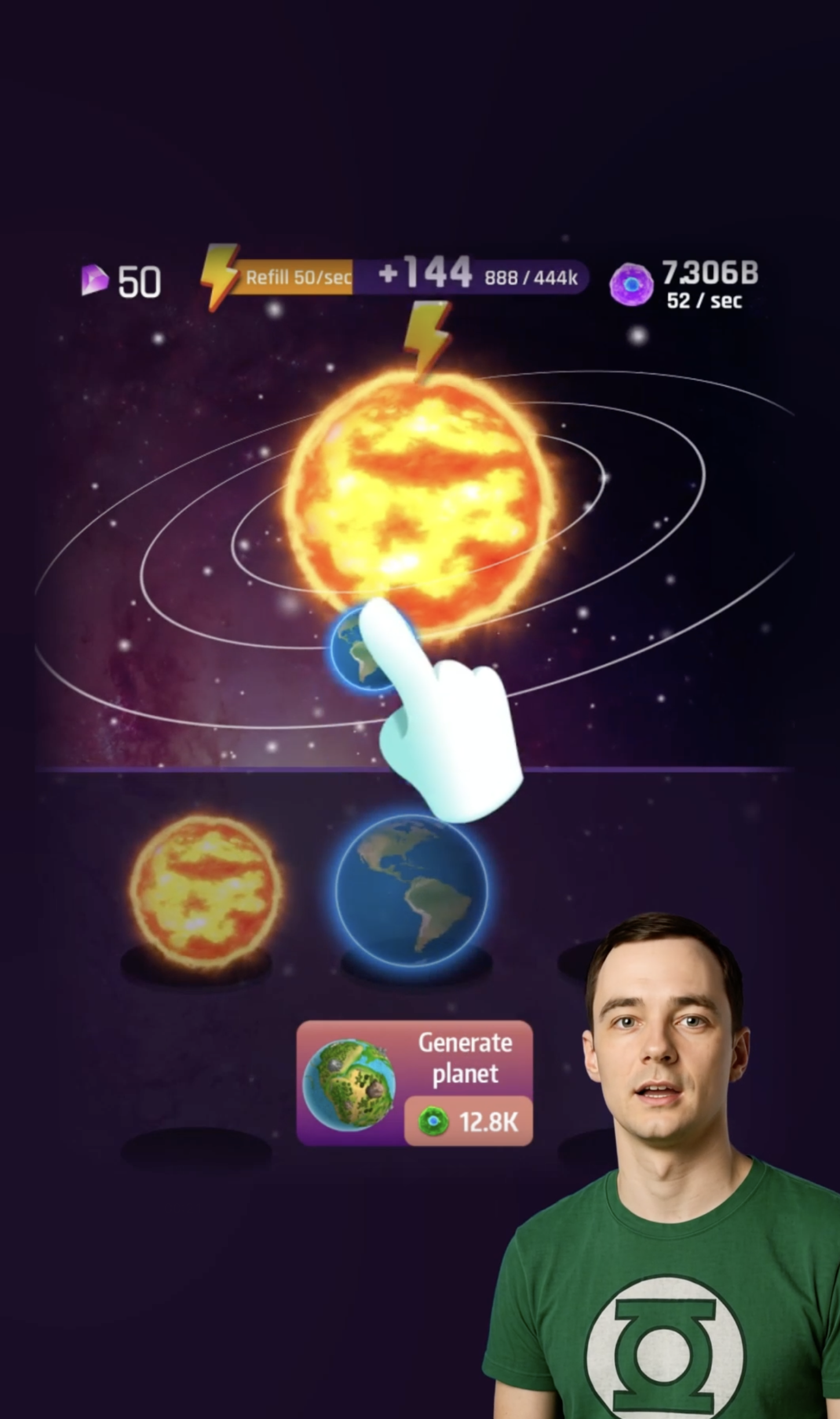 اسکرین شات 5 بازی Idle World - Build The Planet