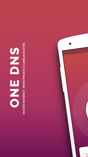 اسکرین شات 1 برنامه One DNS - Faster, Private Internet & Unblock Sites