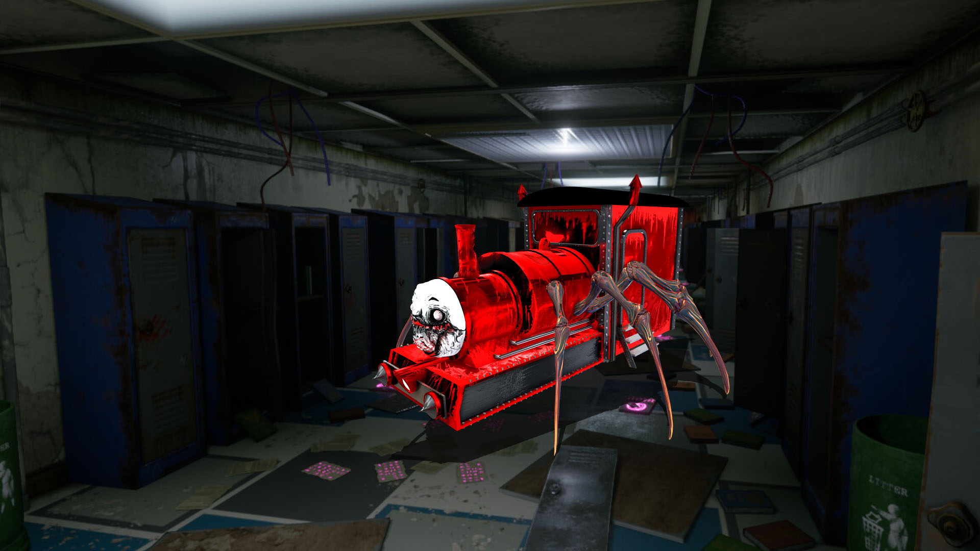 اسکرین شات 2 بازی Spider Train Monsters Survival