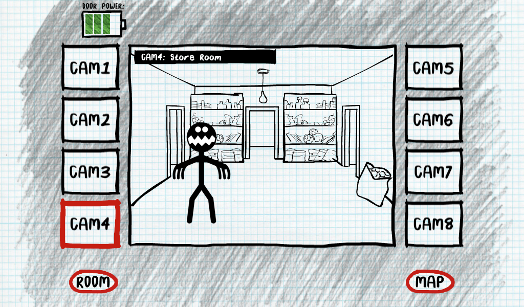 اسکرین شات 2 بازی Stickman Five Nights Survival
